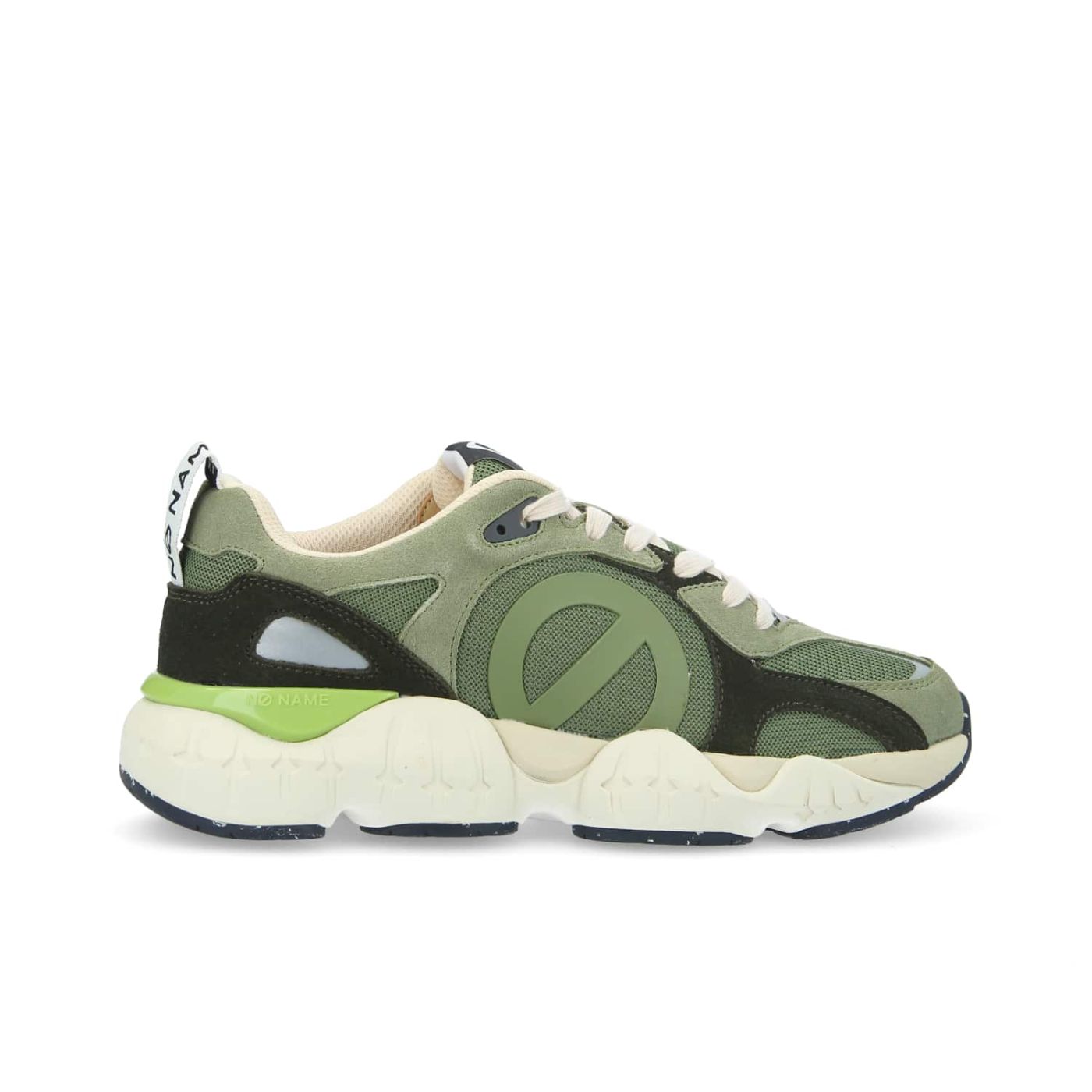 KRAZEE RUNNER M - SUEDE/REC.KNIT - TILLEUL/OLIVE